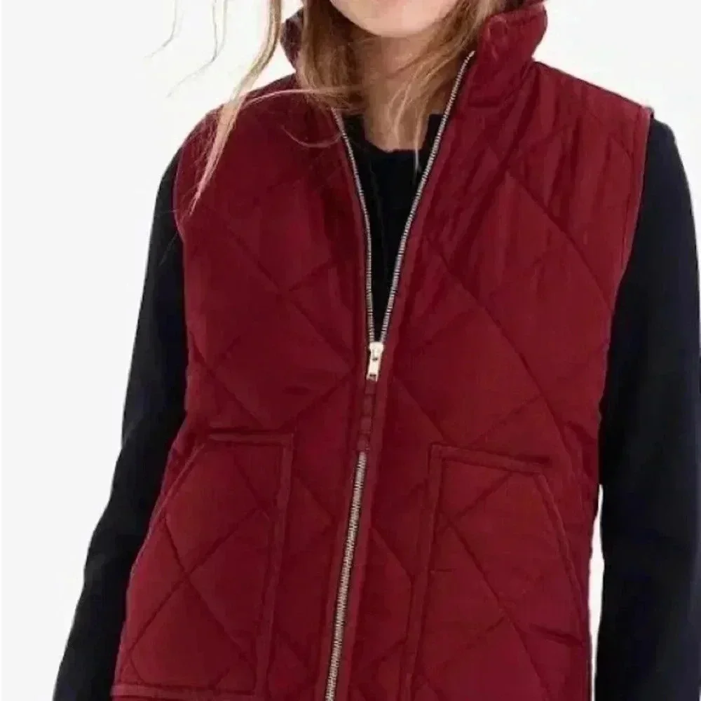 J. Crew Mercantile Quilted Vest Jacket